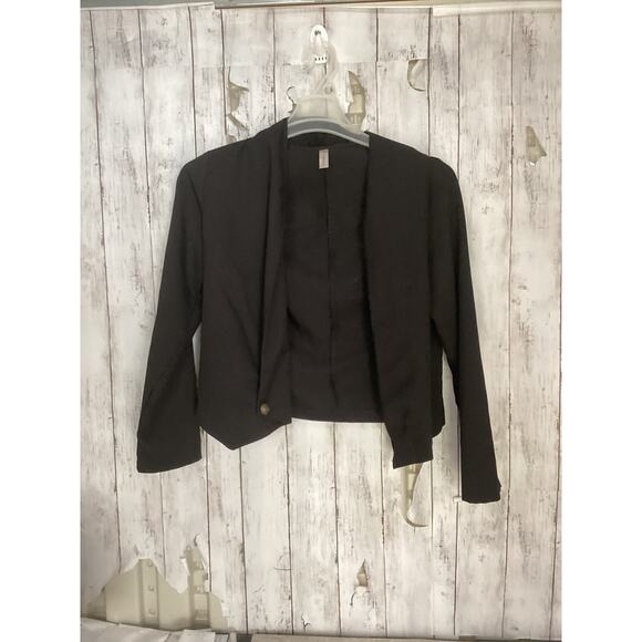 Love Republic Black Asymmetrical Blazer Jacket Sleeves Small Women’s - Picture 1 of 5
